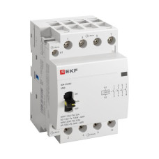 Контактор модульный КМ РУ 25А 4NO 230В АС (3 мод.) PROXIMA EKF Контактор модульный КМ РУ 25А 4NO 230В АС (3 мод.) PROXIMA EKF