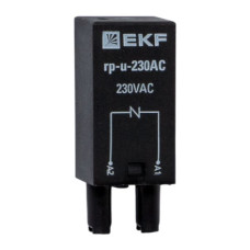 Модуль защитный c варистором 230В AC для промежуточных реле RP AVERES EKF Модуль защитный c варистором 230В AC для промежуточных реле RP AVERES EKF