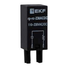 Модуль защитный RC 110-230В AC/DC для промежуточных реле RP AVERES EKF Модуль защитный RC 110-230В AC/DC для промежуточных реле RP AVERES EKF