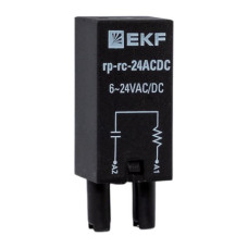 Модуль защитный RC 6-24В AC/DC для промежуточных реле RP AVERES EKF Модуль защитный RC 6-24В AC/DC для промежуточных реле RP AVERES EKF