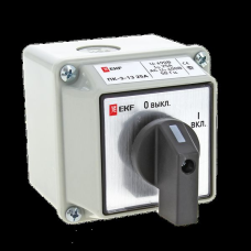 Переключатель кулачковый ПК-3-13 63А 3P "ВКЛ-ВЫКЛ" IP65 EKF PROxima