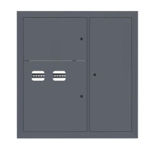 Щит этажный 2 кв. RAL7024 (1000x950x150) EKF PROxima