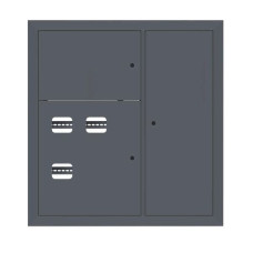 Щит этажный 3 кв. RAL7016 (1000x950x150) EKF PROxima