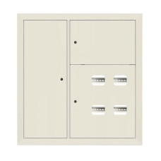 Щит этажный 4 кв. слаботочка слева RAL9002 (1000x950x150) EKF PROxima