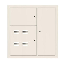 Щит этажный 4 кв. RAL9001 (1000x950x150) EKF Basic