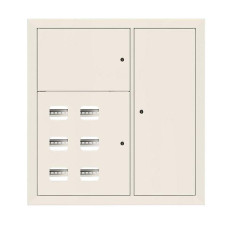 Щит этажный 6 кв. RAL9001 (1000x950x150) EKF Basic