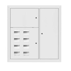 Щит этажный 8 кв. RAL9003 (1000x950x150) EKF Basic Щит этажный 8 кв. RAL9003 (1000x950x150) EKF Basic