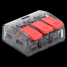 Клемма СМК 221-413 3 отверстия 0,2-4,0 мм2 (100шт.) EKF PROxima