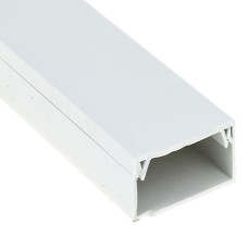 Канал кабельный (80x60) (8 м) белый EKF-Plast