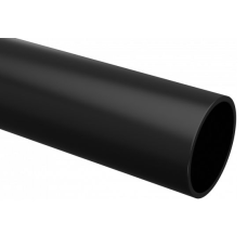 Труба гладкая ПВХ жесткая d20 мм (2 м) (50 м/уп) черная EKF-Plast