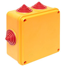 Коробка огнестойкая E90 100x100x50мм, с клеммником 4 полюса 1,5-2,5 мм2 IP55 EKF