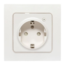 Умная розетка Стокгольм 1-местная 16А белый Zigbee EKF Сonnect Умная розетка Стокгольм 1-местная 16А белый Zigbee EKF Сonnect
