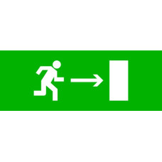 Пиктограмма "Направление направо" 320x120мм (для EXIT, SAFEWAY-40) EKF