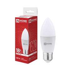 Лампа светодиодная LED-СВЕЧА-VC 18Вт 230В E27 4000K 1620Лм IN HOME 4690612065328 Лампа светодиодная LED-СВЕЧА-VC 18Вт 230В E27 4000K 1620Лм IN HOME 4690612065328