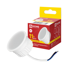 Модуль светодиодный LED-MD MR16M 11Вт 230В 3000К 990Лм матовый рассеиватель IN HOME 4690612067759