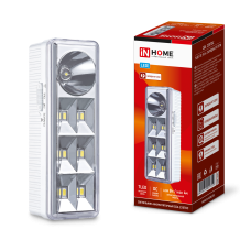 Светильник светодиодный аварийный СБА 2207DC 6+1LED 1.0Ah lithium battery DC IN HOME 4690612029559