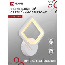 Светильник светодиодный ELEGANT ARISTO-W 15Вт 230В 3000-6500K 1200Лм STEP COLOR белый IN HOME 4690612043111