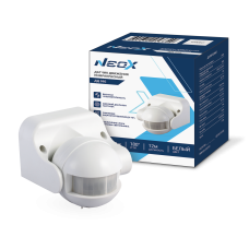 Датчик движения инфракрасный ДД 09Б 1200Вт 180 гр.12м IP44 белый NEOX 4690612053349
