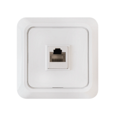 Розетка компьютерная RJ-45 BOLLETO белая 7035 IN HOME 4690612018294