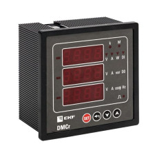 Цифровой измерительный прибор комбинированный DMC-r с интерфейсом RS-485 на панель 96x96 (квадратный вырез) EKF PROxima Цифровой измерительный прибор комбинированный DMC-r с интерфейсом RS-485 на панель 96x96 (квадратный вырез) EKF PROxima