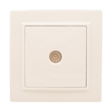 Розетка TV 1-мест. СП бежевый 75Ом 5-862МГц Минск EKF