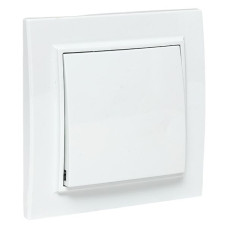 Минск Выключатель 1-клавишный СП,10А, белый EKF Basic