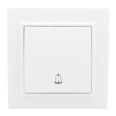 Кнопка звонка СП, Минск, 10А, белый EKF