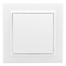 Минск Кнопка нажимная СП, 10А, белый EKF