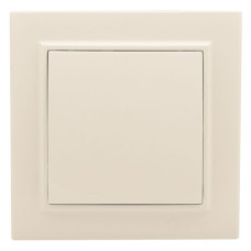 Минск Кнопка нажимная СП, 10А, бежевая EKF