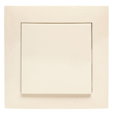 Валенсия выключатель 1-кл. 10А кремовый перекрестный EKF