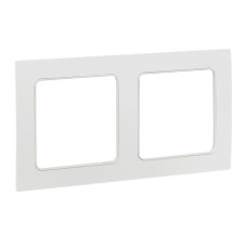 Стокгольм Рамка 2-местная белая EKF PROxima
