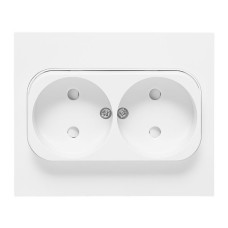 Стокгольм Розетка 2-местная б/з 10А автоматические клеммы белая с защ. штор. EKF PROxima Стокгольм Розетка 2-местная б/з 10А автоматические клеммы белая с защ. штор. EKF PROxima