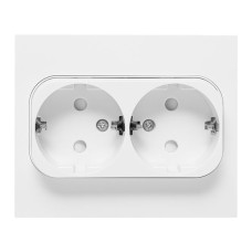 Стокгольм Розетка 2-местная с/з 16А автоматические клеммы белая с защ. штор. EKF PROxima Стокгольм Розетка 2-местная с/з 16А автоматические клеммы белая с защ. штор. EKF PROxima