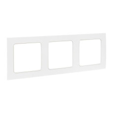 Стокгольм Рамка 3-местная белая EKF PROxima
