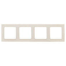 Стокгольм Рамка 4-местная белая EKF PROxima