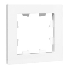 1 - местная рамка, белая, пластик Эпика EKF