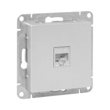 Механизм розетки RJ11, алюминий Эпика EKF