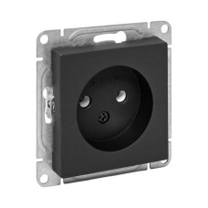 Механизм розетки, 16А, без заземления, без шторок, чёрный Эпика EKF Механизм розетки, 16А, без заземления, без шторок, чёрный Эпика EKF
