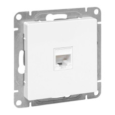 Механизм розетки RJ45 (cat5), белый Эпика EKF