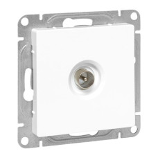 Механизм розетки TV, одиночная, белый Эпика EKF