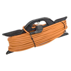 Удлинитель на рамке "Зевс 2.0" 40м без заземления ПВС 2*0,75 10А/2,3кВт PROxima EKF Удлинитель на рамке "Зевс 2.0" 40м без заземления ПВС 2*0,75 10А/2,3кВт PROxima EKF