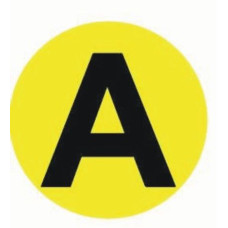 Наклейка "A" d=20 EKF PROxima