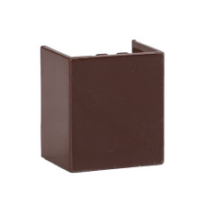 Соединитель (25x16) (4 шт) темное дерево EKF-Plast