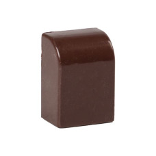 Заглушка (15x10) (4 шт) темное дерево EKF-Plast