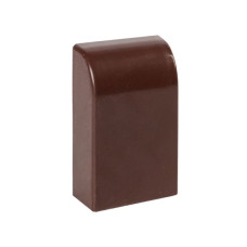 Заглушка (25x25) (4 шт) темное дерево EKF-Plast