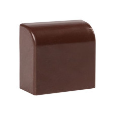 Заглушка (40x16) (4 шт) темное дерево EKF-Plast