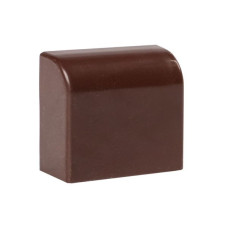 Заглушка (40x25) (4 шт) темное дерево EKF-Plast