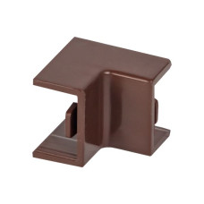 Угол внутренний (15x10) (4 шт) темное дерево EKF-Plast