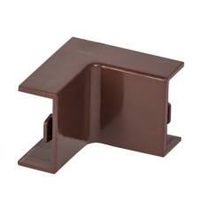 Угол внутренний (20x10) (4 шт) темное дерево EKF-Plast