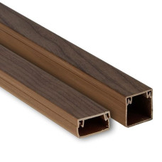Канал кабельный (100x60) (18 м) темное дерево EKF-Plast